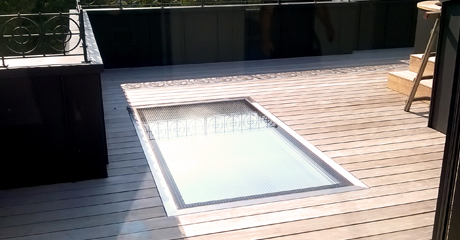 Walkable Glass on roof terraces